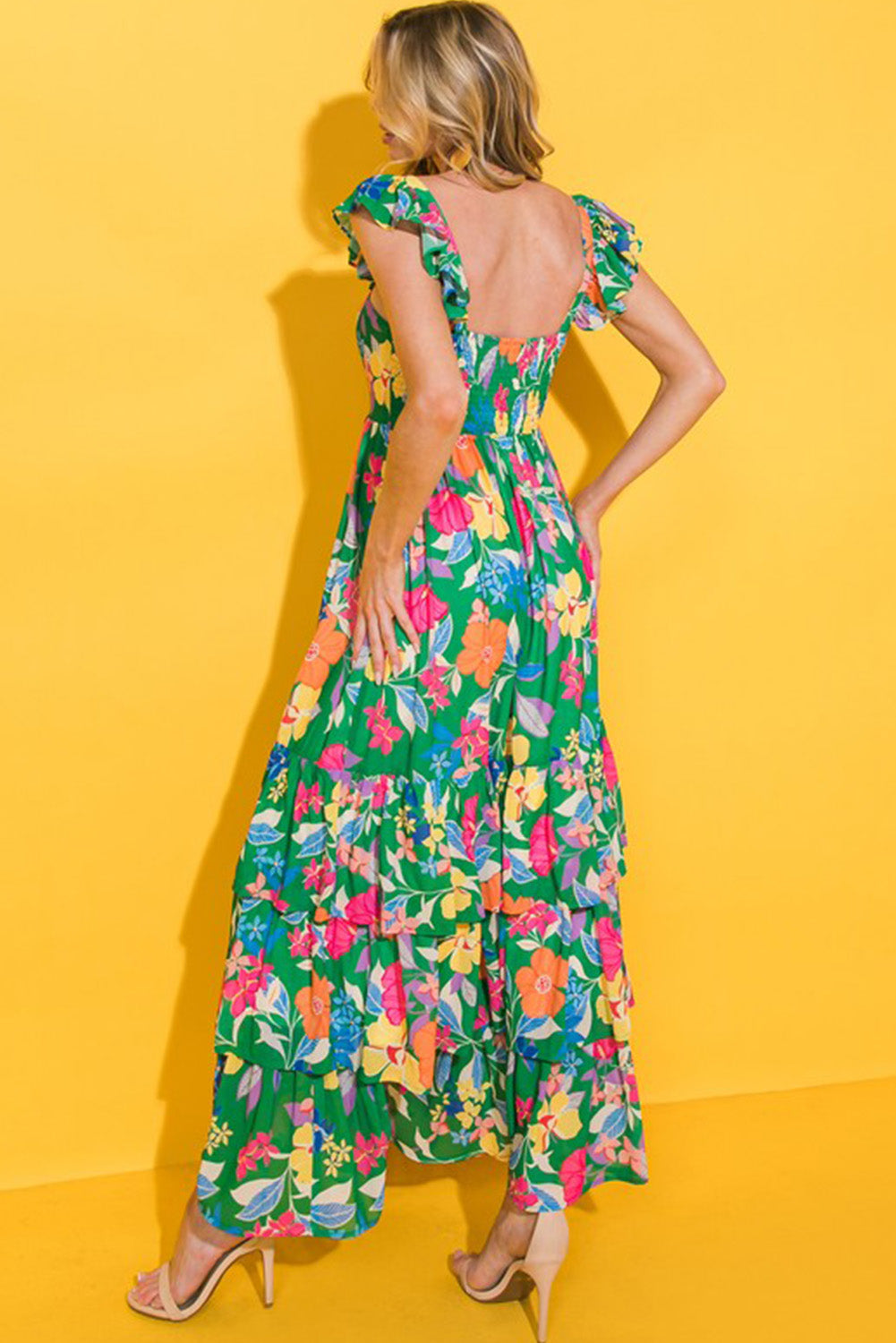 Floral Long Dress of Giadoria Valentinas