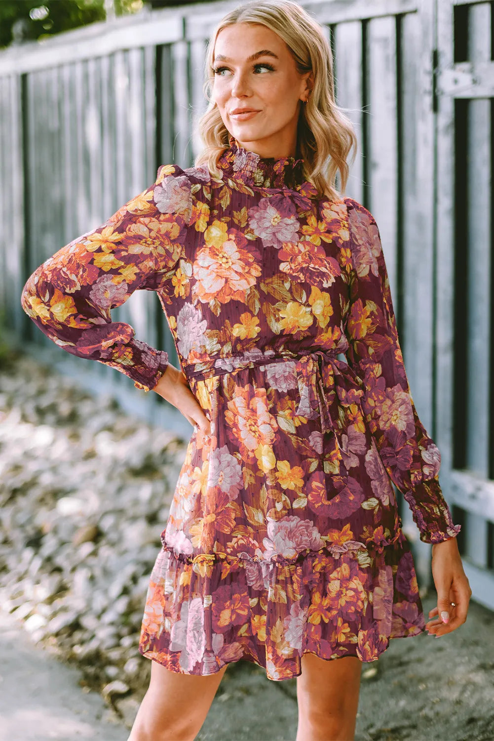 Giadoria Floral Dress Tuilp